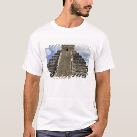 メキシコ、キンタナロー州、カンクン近郊、チチェン2 Tシャツ (正面)