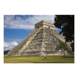 メキシコ、キンタナロー州、カンクン近郊、チチェン+2 フォトプリント