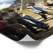 メキシコ，キンタナロー，カンクン近く，チチェン4 ポスター (角)