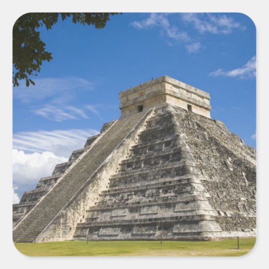 メキシコ、キンタナロー、カンクン近く、チチェン5 スクエアシール (正面)