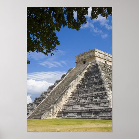 メキシコ、キンタナロー、カンクン、チチェンの近く ポスター (正面)