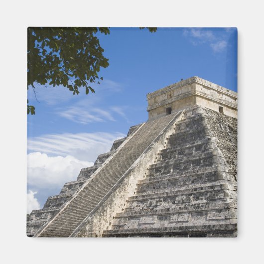 メキシコ、キンタナロー、カンクン、チチェンの近く マグネット (正面)