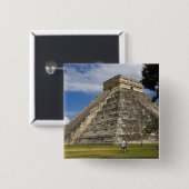 メキシコ、キンタナ·ルー、カンクン近く、チケン6 缶バッジ (正面&裏面)