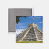 メキシコ、キンタナ・ロー州、カンクン近郊、チチェン５ マグネット (正面/裏面)