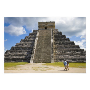 メキシコ、キンタナ・ロー、カンクン近郊、チチェン2 フォトプリント