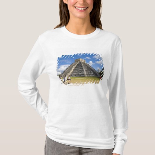 メキシコ、キンタナ・ロー、カンクン近郊、チチェン4 Tシャツ (正面)