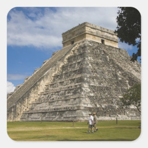 メキシコ、キンタナ・ロー、カンクン近郊、チチェン6 スクエアシール