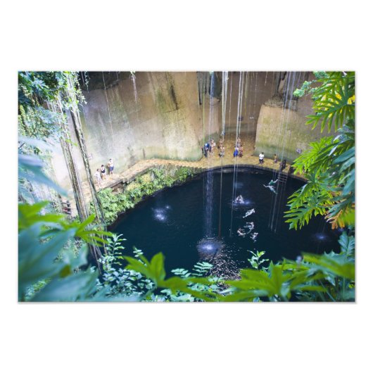 メキシコ、キンタナ・ロー、チチェン・イッツァの近く。 フォトプリント            (正面)