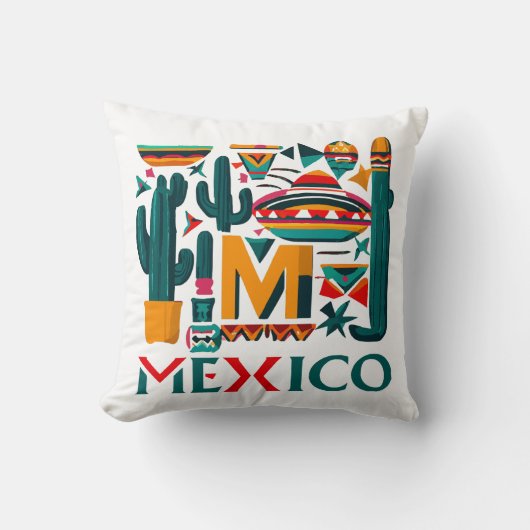 メキシコ クッション (正面)