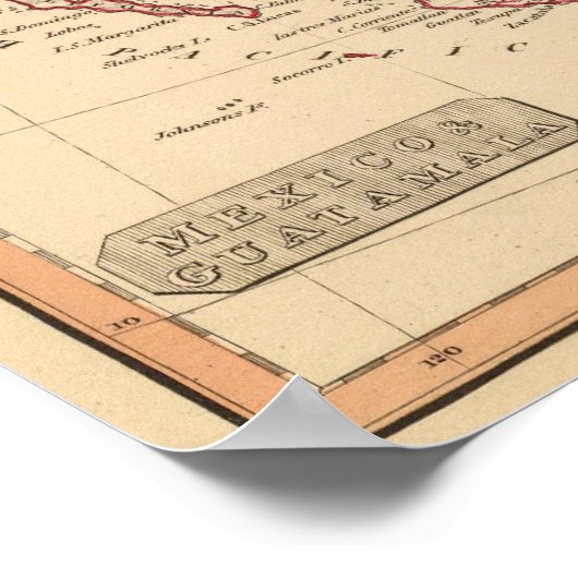 メキシコ、グアタマラ ポスター (角)