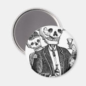 メキシコ、グアダラハラのカラベラス マグネット (正面/裏面)