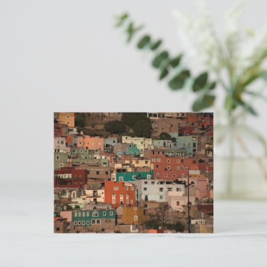 メキシコ，グアナファトの街並み ポストカード (スタンド正面)