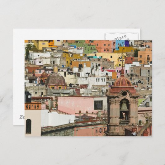 メキシコ、グアナファト州、グアナファト。テンプル・デ2 ポストカード (正面/裏面)