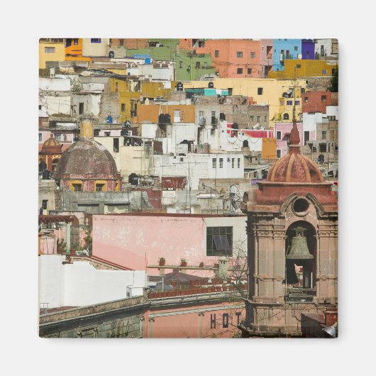 メキシコ、グアナファト州、グアナファト。テンプル・デ2 マグネット (正面)