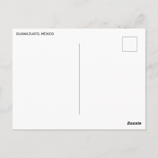 メキシコ・グアナファト ポストカード (裏面)