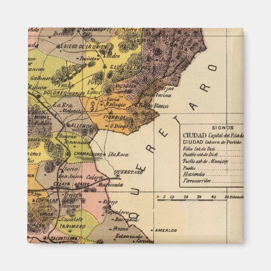 メキシコ，グアナファト マグネット (正面)