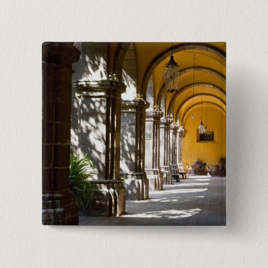 メキシコ、グアナフアト州、サン·ミゲル·デ·アレンデ。 缶バッジ (正面)