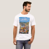 メキシコ グアナフアト - 色とりどりの街並み Tシャツ (正面フル)
