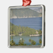 メキシコ、ゲレロ、ジュアタネホ。プラヤラスガタス メタルオーナメント (左)