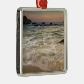 メキシコ、ゲレロ、ジュアタネホ。 Surf along a(Surf a) メタルオーナメント (右)