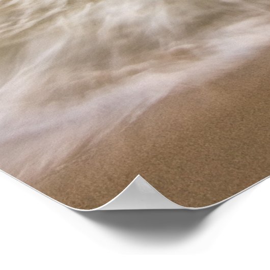 メキシコ、ゲレロ、ジワタネホ。サーフェスに沿って ポスター (角)