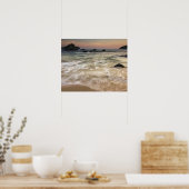 メキシコ、ゲレロ、ジワタネホ。サーフェスに沿って ポスター (キッチン)