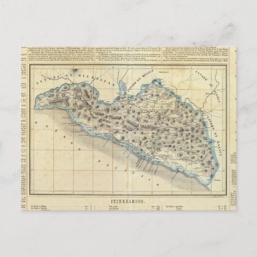 メキシコ，ゲレーロ ポストカード (正面)