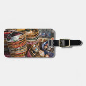 メキシコ、コズメル。コズメル島の土産物 ラゲッジタグ (正面横)