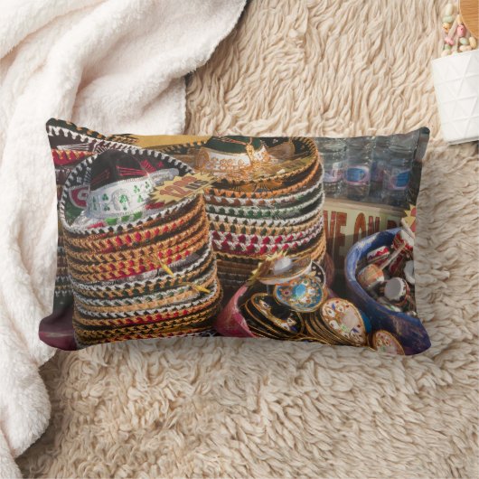 メキシコ、コズメル。コズメル島の土産物 ランバークッション (ブランケット)