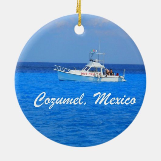 メキシコ,コズメル セラミックオーナメント (裏面)