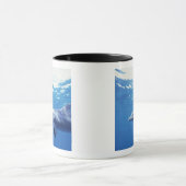 メキシコ、コズメル。トルシオ州ボトルネードドルフィン3 マグカップ (中央)