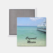 メキシコ，コズメル マグネット (正面/裏面)