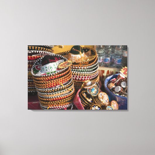 メキシコ、コズメル。Isla de Cozumelのお土産 キャンバスプリント (正面)