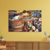 メキシコ、コズメル。Isla de Cozumelのお土産 キャンバスプリント (インサイチュ (リビング))