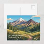 メキシコ コリマ火山国立公園 ポストカード (正面/裏面)