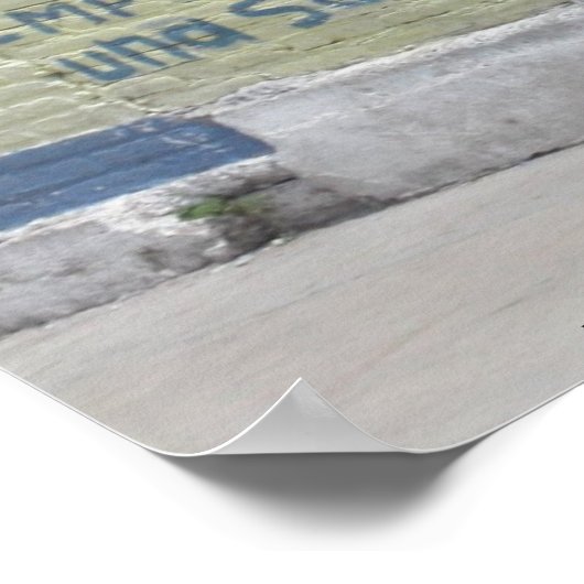 メキシコ、コンコルディア、校庭の壁画 ポスター (角)