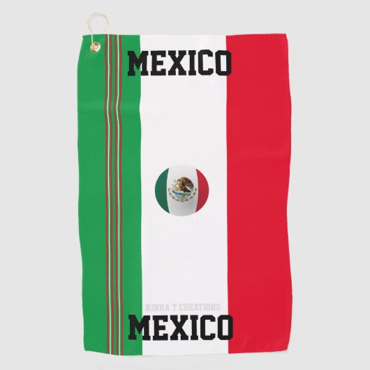 メキシコ ゴルフタオル (正面)