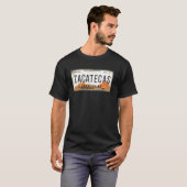 メキシコ サカテカス州 ナンバープレート Tシャツ (正面フル)