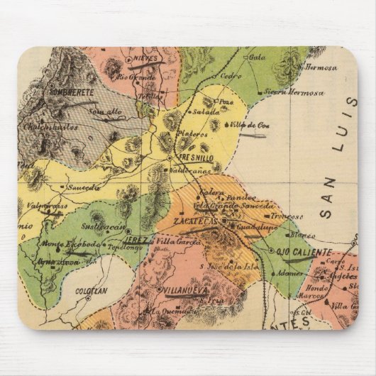メキシコ，サカテカ マウスパッド (正面)