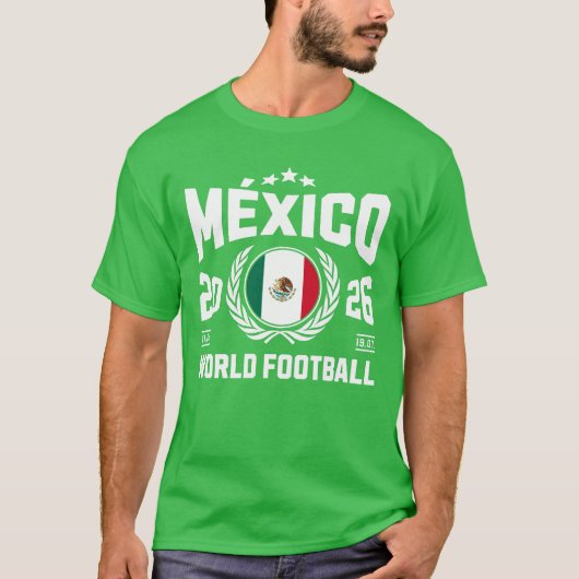 メキシコ サッカー 2026 Tシャツ (正面)