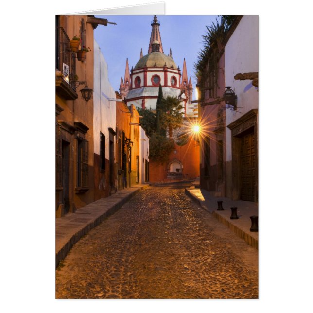 メキシコ、サンマイゲルデアジェンデ。早朝 (正面)