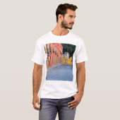 メキシコ、サンミゲルデアジェンデ、住宅沿い Tシャツ (正面フル)