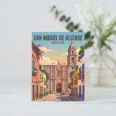 メキシコ サン・フランシスコ寺院 ポストカード (スタンド正面)