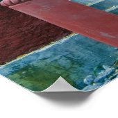 メキシコ、サン・ミゲル・デ・アレンデカラフルィ ポスター (角)