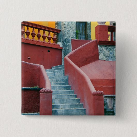 メキシコ、サン·ミゲル·デ·アレンデカラフル、 缶バッジ (正面)