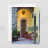 メキシコ、サン・ミゲル・デ・アレンデ、アーチウェイ入口 ポストカード (正面/裏面)