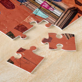 メキシコ、サン·ミゲル·デ·アレンデ。バナーカラフル ジグソーパズル (側面)