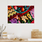 メキシコ、サン・ミゲル・デ・アレンデ ポスター (キッチン)