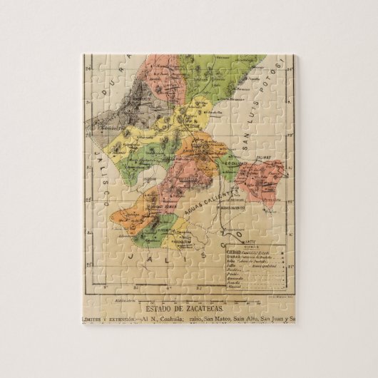 メキシコ,ザカテカス ジグソーパズル (縦)