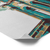 メキシコ、シウダドジャレス大聖堂、チワフアポスト ポスター (角)